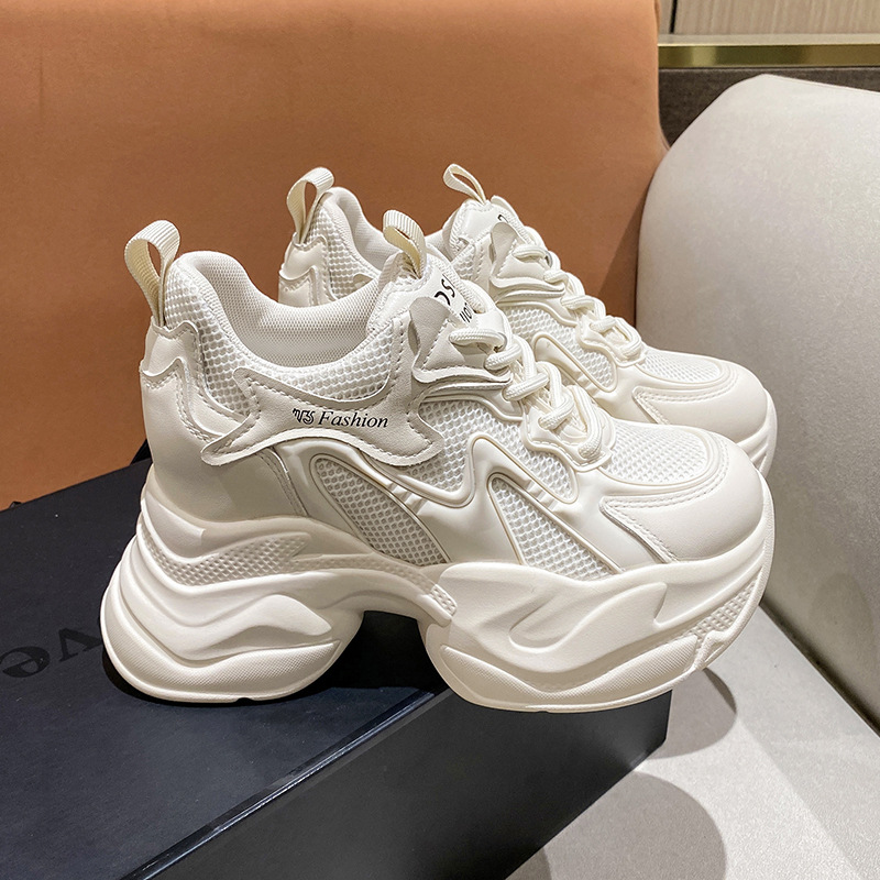 Mesh Sneaker Women - Kadınlar için Yükseltici Spor Ayakkabılar İlkbahar