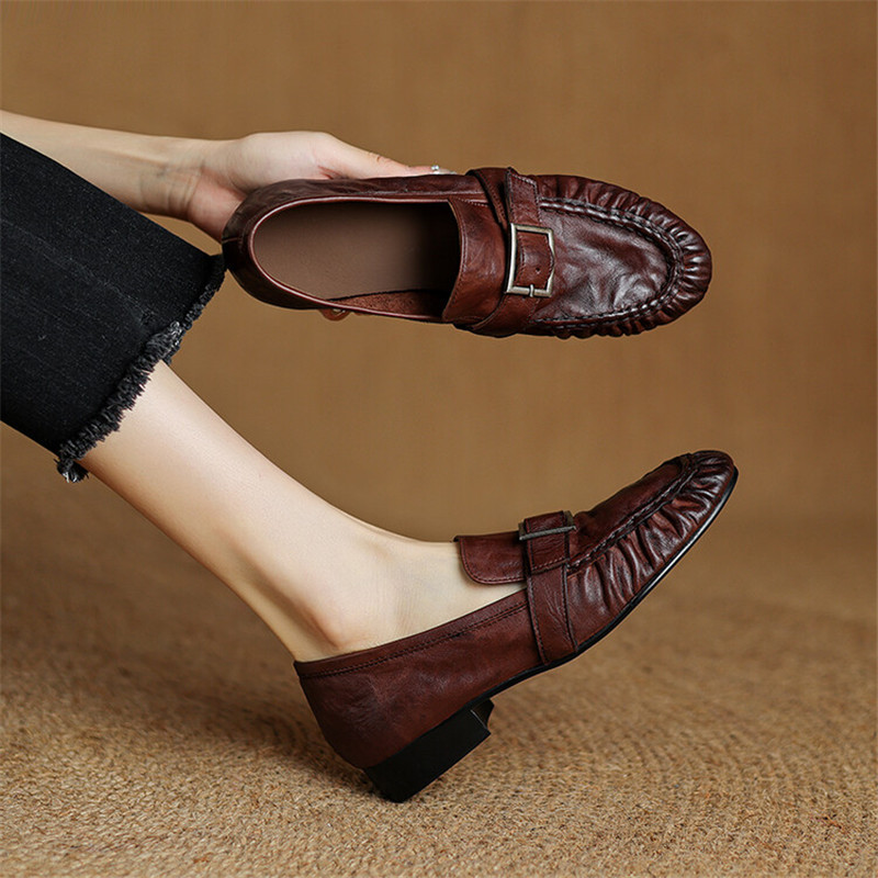 Women Shoes Size - Yeni sonbahar hakiki deri kadın pompaları