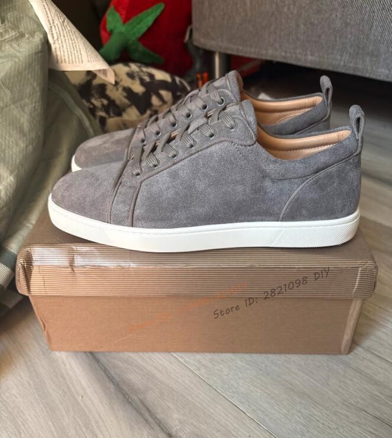 Women'S Shoes Hey Dude - Kısa ve Özlü Gri Süet Deri