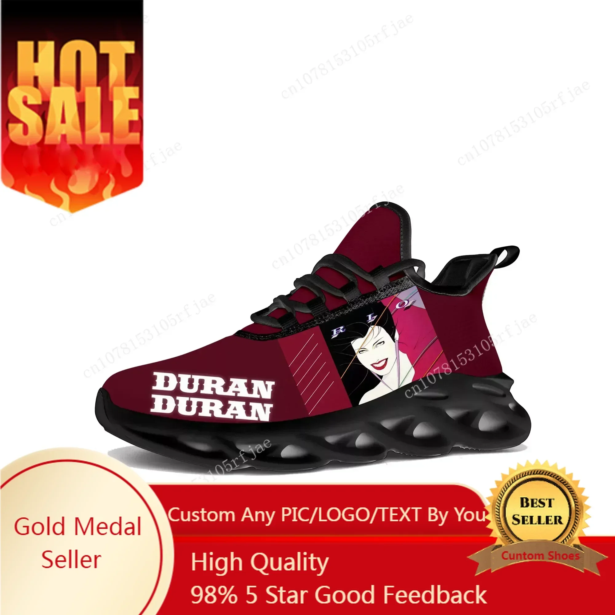 Mesh Sneaker Women - Duran Duran Flats Spor Ayakkabı Erkek
