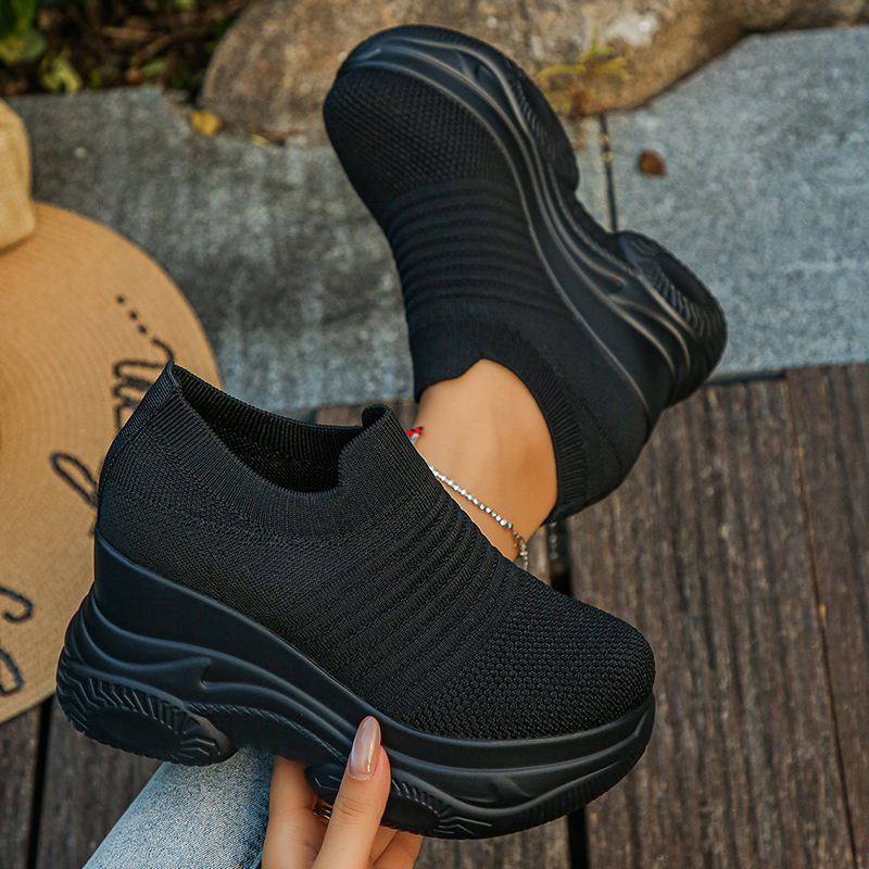 Kadın Örgü Beyaz Kalın Tabanlı - Mesh Sneaker Women incelemesi ve fiyatı