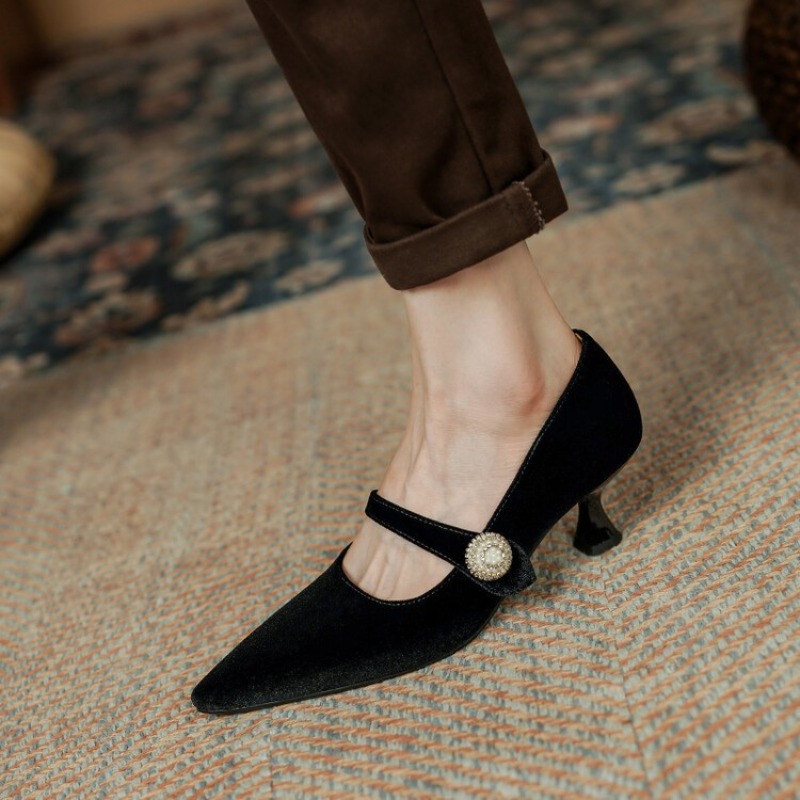 Şarap Kırmızısı Sivri Burun Ma - Women Shoes Size incelemesi ve fiyatı
