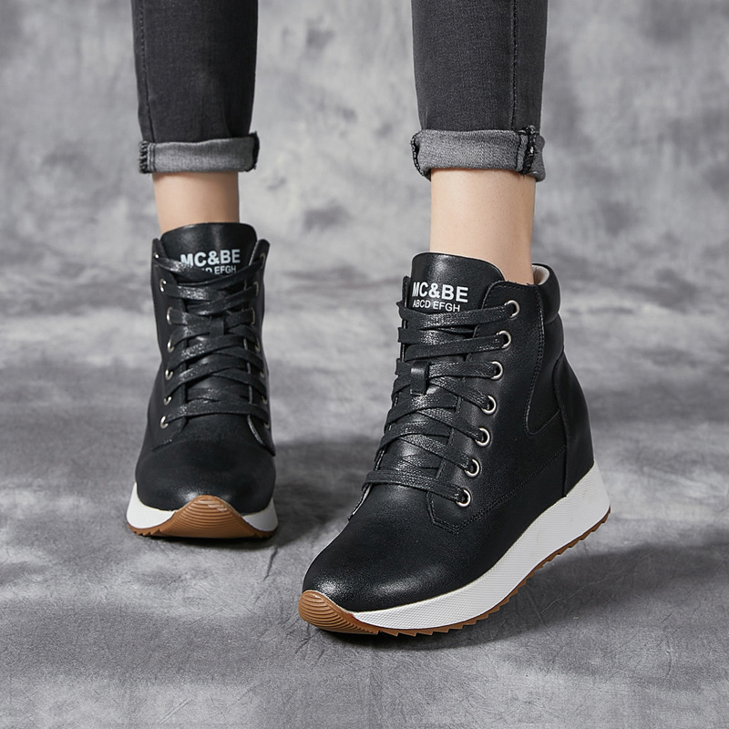 7 CM Hakiki Deri Kadın Ayak Bi - Mesh Sneaker Women incelemesi ve fiyatı