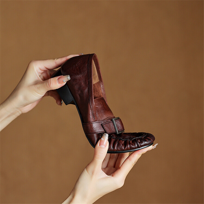 Yeni sonbahar hakiki deri kadı - Women Shoes Size incelemesi ve fiyatı
