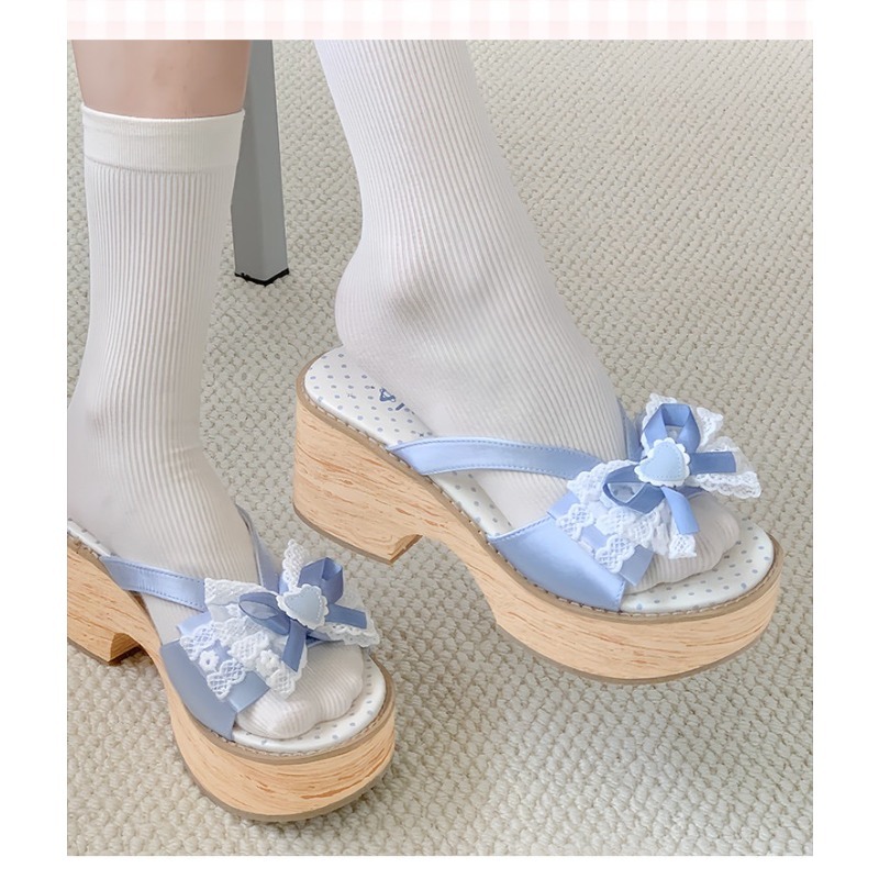 Tatlı Fiyonklu Ahşap Desenli K - Women Shoes Japan incelemesi ve fiyatı