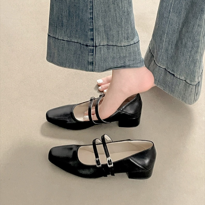 Kare Burunlu Düşük Topuklu Kad - Women Shoes Size incelemesi ve fiyatı