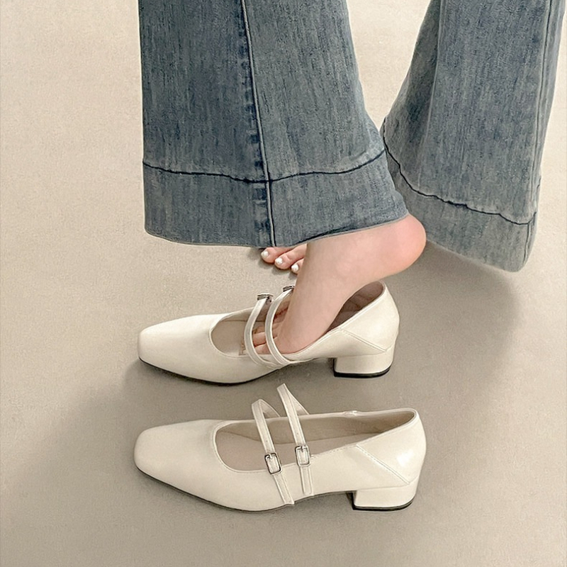 Kare Burunlu Düşük Topuklu Kad - Women Shoes Size incelemesi ve fiyatı