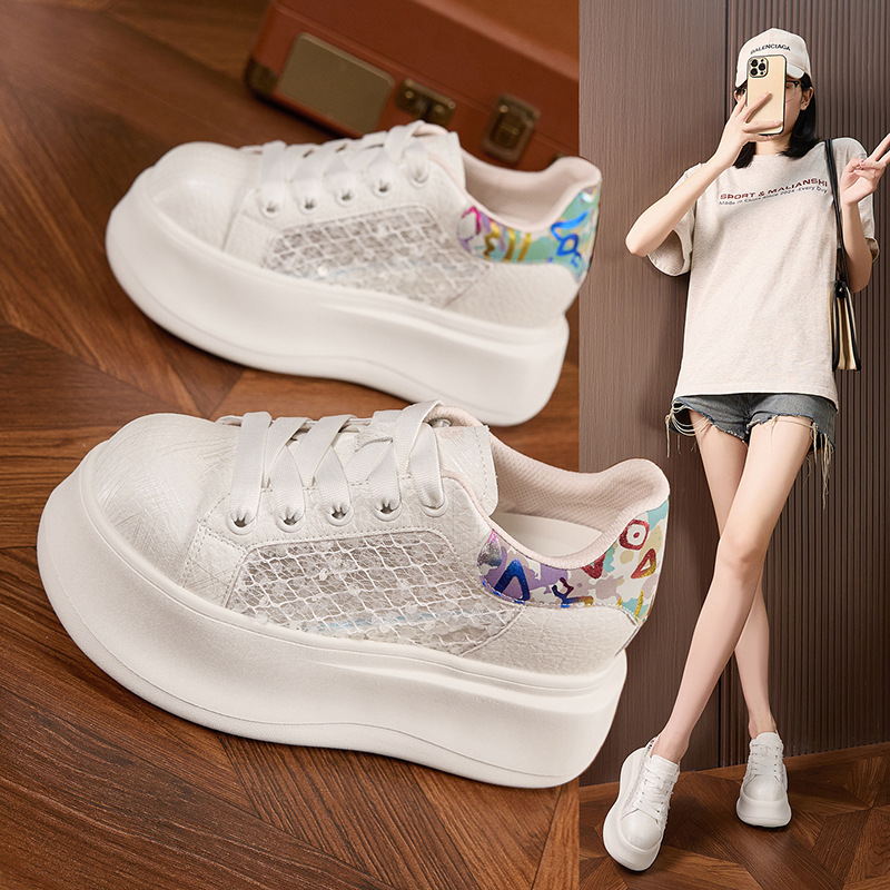Kalın tabanlı beyaz ayakkabı k - Mesh Sneaker Women incelemesi ve fiyatı