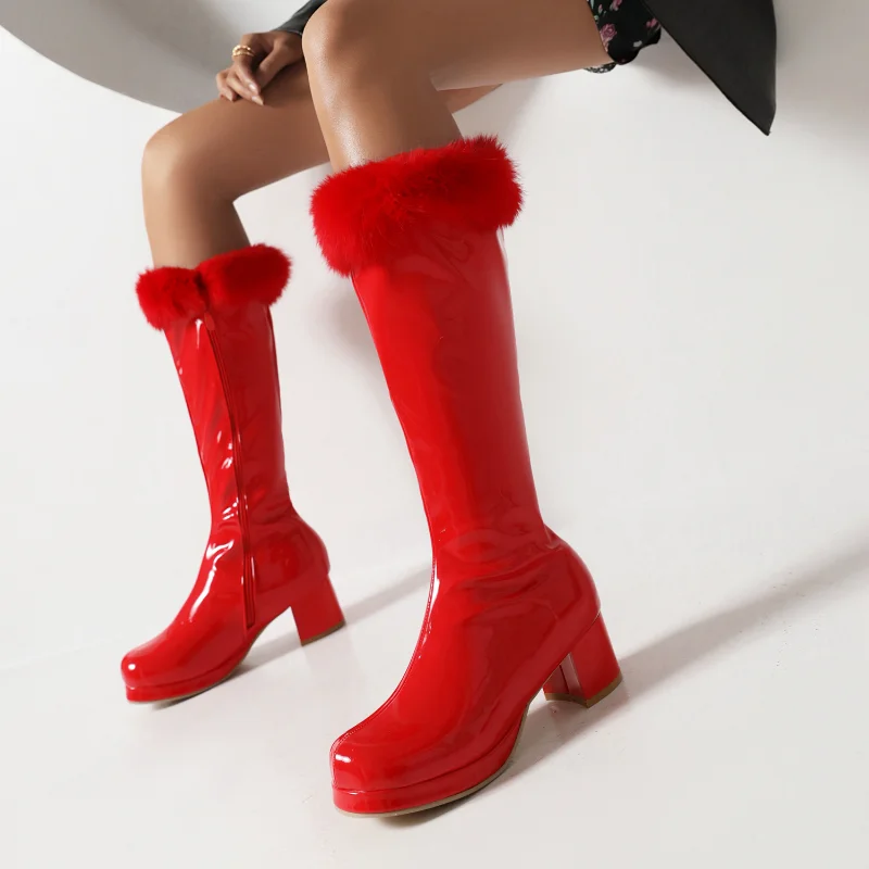 2025 Tatlı Stil Tavşan Kürk Şe - Women Shoes Kinds incelemesi ve fiyatı