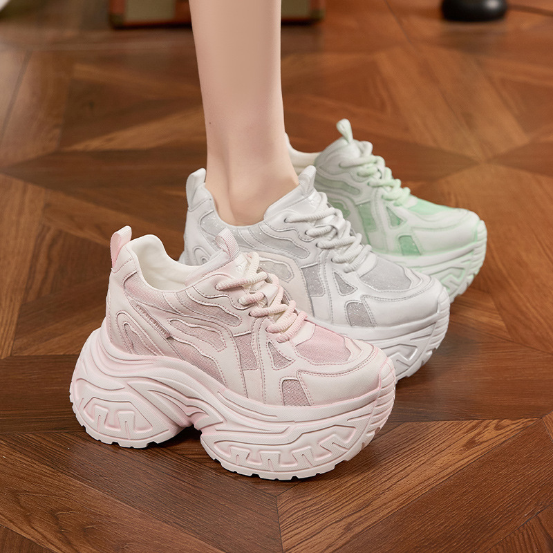 Kadın Modası Kalın Tabanlı Spo - Mesh Sneaker Women incelemesi ve fiyatı
